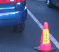 Speaker parking, @ Baychi (PARC auditorium)